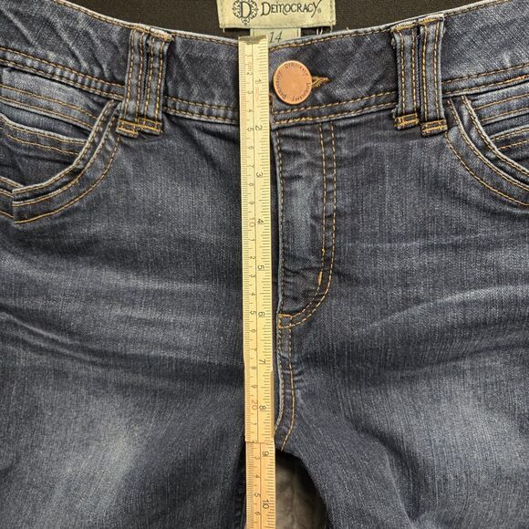 Democracy Ab Technology Womens 14 Slimming Jeans Ankle Stretch B1304XXIH - Picture 5 of 7